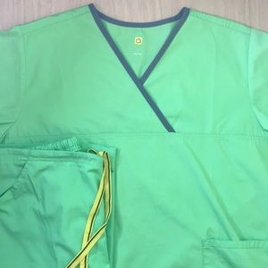 Scrub top and pants